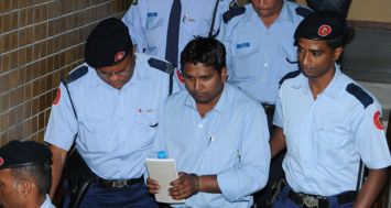 Avinash Ramgotee, peu après avoir entendu la sentence prononcée contre lui ce vendredi 31 mai, dans l'après-midi.