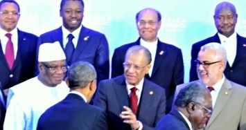 Le PM mauricien Navin Ramgoolam à Washington lors du Sommet Etats-Unis – Afrique.