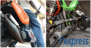 Pots d’échappement, roues, engrenages, filtres à air ou carburateurs sont modifiés pour augmenter les performances des motos.