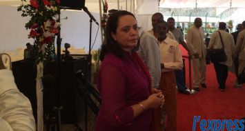 Dorine Chuckowry, lord-maire, à l’Aapravasi Ghat, ce dimanche 2 novembre.