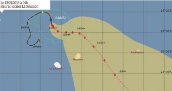 Selon la météo, le cyclone passera à son point le plus rapproché au Nord-Est de Maurice d’ici demain matin.