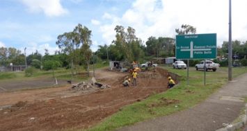 Les travaux d’excavation pour la nouvelle station-service de Grand-La-Fouche-Corail ont débuté en début de mois.