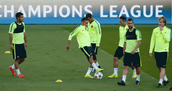 Le trio d'attaque Messi-Suarez-Neymar sera exacte au rendez-vous ce mercredi soir.