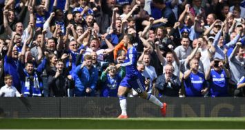 Le Belge Eden Hazard a encore été décisif pour Chelsea en inscrivant le but de la victoire et du titre. 