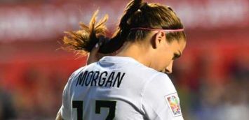 La joueuse américaine Alex Morgan en quarts de finale du Mondial féminin, à Ottawa le 26 juin 2015. [Photo: AFP]