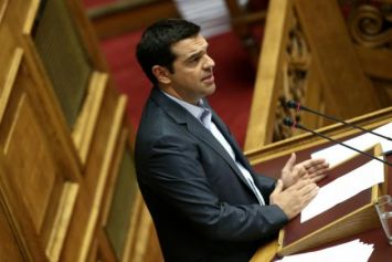 Le Premier ministre grec Alexis Tsipras à Athènes, le 14 août 2015.