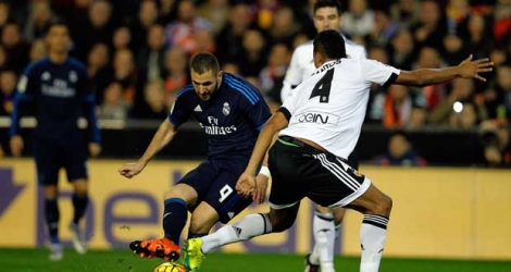 Le Real Madrid a dû se contenter d'un nul 2-2 à Valence au terme d'un match haletant dimanche en Championnat d'Espagne.