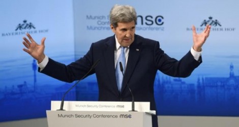 Le secrétaire d'Etat américain John Kerry à Munich, le 13 février 2016.