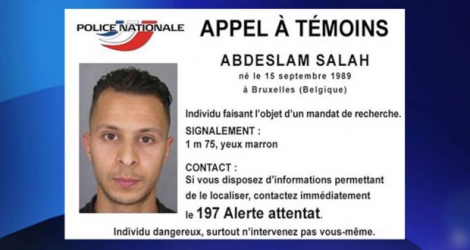 Salah Abdeslam demeure introuvable depuis les attentats du 13 novembre à Paris.