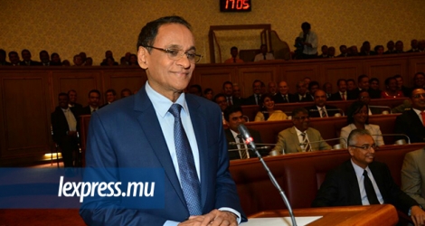 L’ex-ministre des Finances lors de la présentation du Budget le 23 mars 2015.