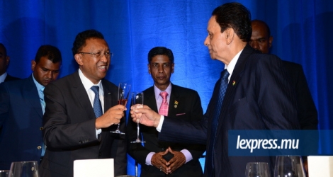 Banquet d’Etat en l’honneur du président malgache, Hery Rajaonarimampianina, le 11 mars, à Pailles.