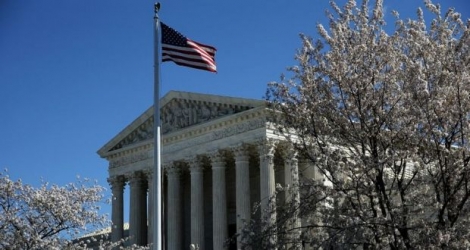La Cour suprême américaine, à Washington, le 29 mars 2016