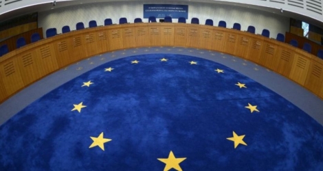 Une salle d'audience de la Cour européenne des droits de l'homme à Strasbourg