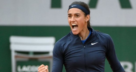 Caroline Garcia, à Roland-Garros le 23 mai 2016