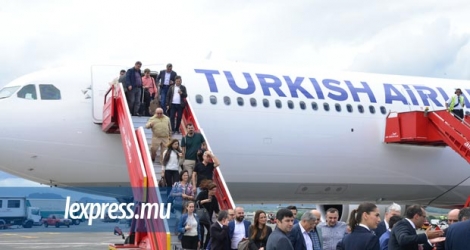 Le premier avion de la Turkish Airlines a foulé le sol mauricien en décembre dernier.