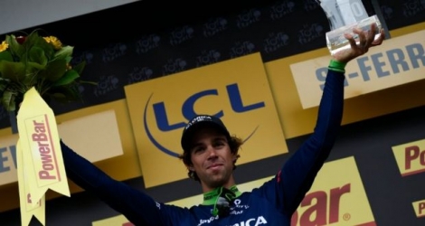 L'Australien Michael Matthews, vainqueur de la 10e étape à Revel, le 12 juillet 2016 