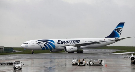 L'avion de la compagnie EgyptAir ayant disparu le 19 mai 2016.
