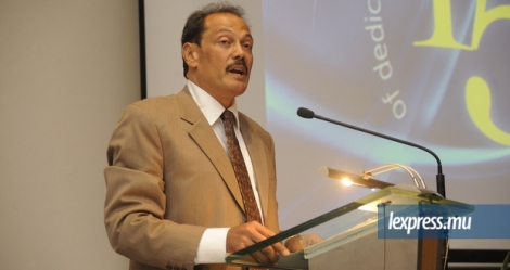 Gérard Sanspeur, conseiller spécial du ministre des Finances et président de la SLPDC.