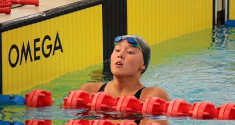 Heather Arseth n’a pu améliorer son temps au 100 m nage libre.