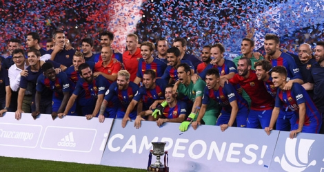 Le FC Barcelone remporte une 12e Supercoupe d'Espagne face au Séville FC.