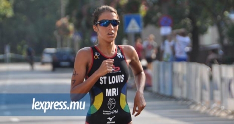 Fabienne St Louis sera en lice en triathlon, à Copacabana, Rio de Janeiro, samedi.