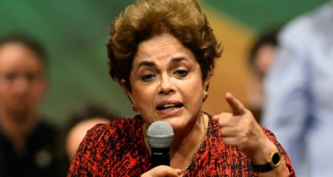 La présidente suspendue du Brésil Dilma Rousseff.