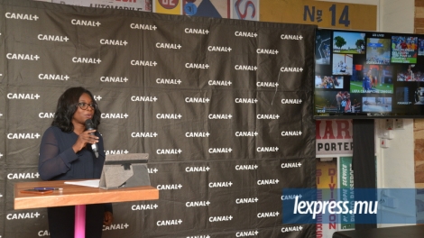  Ghislaine Tchibozo, directrice générale de MC Vision, a présenté la nouvelle offre CanalSat Maurice ce vendredi 2 septembre. 