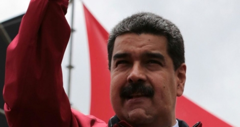 Le président vénézuélien Nicolas Maduro le 1er septembre 2016 lors d'une manifestation à Caracas.