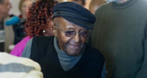 L'ancien archevêque sud-africain Desmond Tutu, le 3 août 2016 au Cap.