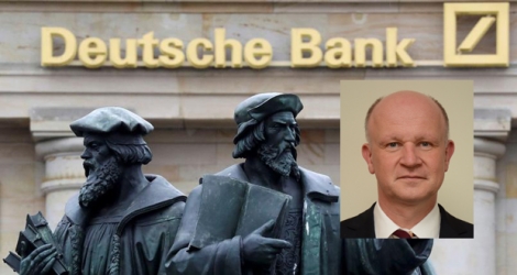 Fritz Philipps,(en médaillon) Chief Country Officer de la Deutsche Bank (Maurice).