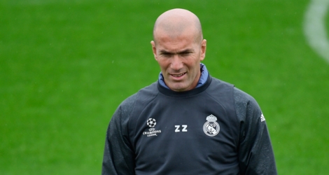 Zinédine Zidane, l'entraîneur du Real Madrid.