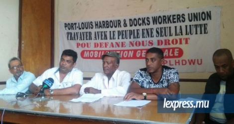La Port Louis Harbour and Docks Workers Union était face à la presse, ce mercredi 9 novembre, au centre social Marie Reine de la Paix.
