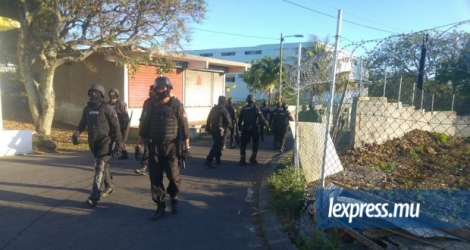 Une opération policière a été menée à Cité St-Claire, jeudi 3 novembre.