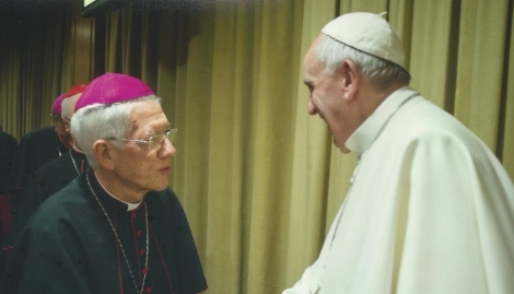 Le pape François et Mgr Piat s’étaient brièvement rencontrés lors du synode des évêques, l’année dernière à Rome. Ils se retrouveront cette semaine.