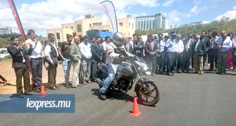  Le lancement de la toute première moto-école a eu lieu à Réduit jeudi 17 novembre.