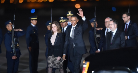 Barack Obama est arrivé dans la nuit de vendredi à samedi à Lima.