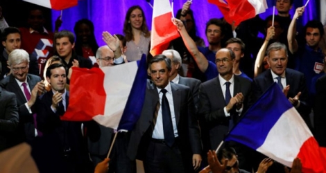 François Fillon, candidat à la primaire de la droite à Paris, le 25 novembre 2016.