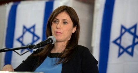 La vice-ministre israélienne des Affaires étrangères Tzipi Hotovely lors d'une conférence de presse à Barkan le 3 novembre 2015.