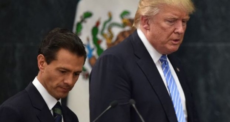 Le président mexicain Enrique Pena Nieto a annoncé jeudi qu'il annulait sa visite à Washington, en pleine discorde avec son homologue américain Donald Trump.