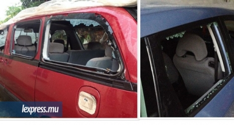 Le van de Seeven Seenyen et la voiture d’une parente ont été pris pour cible par un récidiviste. Les vitres ont volé en éclats. DEV RAMKHELAWON