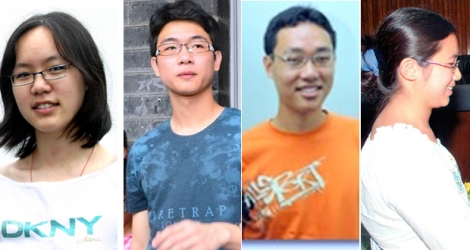 ( De gauche à droite ) Fong Lien, Koy Chong, Tat Chong, et Foon Lien.
