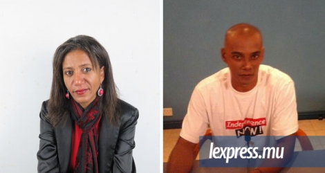 Jocelin Louis et Rosane André sont respectivement président et secrétaire du Mouvement indépendantiste rodriguais.