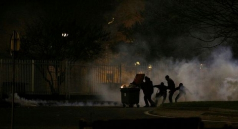 Violences à Bobigny, près de Paris, le 11 février 2017 