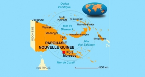 La Papouasie-Nouvelle-Guinée est un Etat insulaire de l’Océanie.