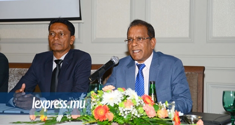 Le ministre Sunil Bholah a présenté le SME 10-Year Masterplan, hier, à l’hôtel Labourdonnais.