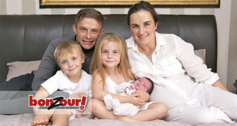 Brandon Lerena, et son épouse Carla ainsi que trois magnifiques enfants, Faith (7 ans), Levi (5 ans) et Juno (11 mois).