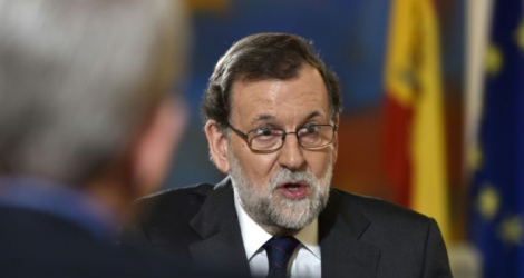 Le chef du gouvernement conservateur espagnol Mariano Rajoy, le 15 février 2017 à Madrid .