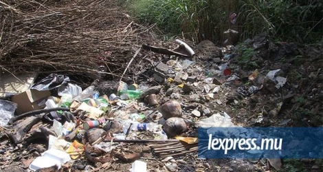 Une dizaine de sacs remplis de déchets médicaux avaient été retrouvés dans une végétation à Calodyne, le 17 mars dernier.