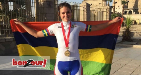 Après ses trois titres africains obtenus cette année,  Aurélie Halbwachs-Lincoln veut représenter dignement le continent face aux meilleures cyclistes du monde.