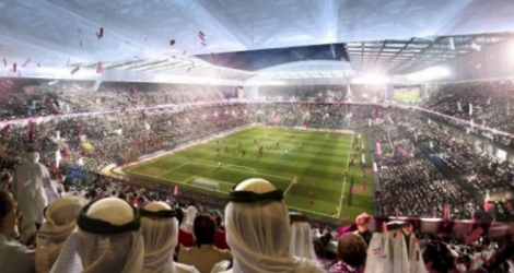 Le stade Al Rayyan à Doha, créé pour le 2022 FIFA World Cup Qatar™.